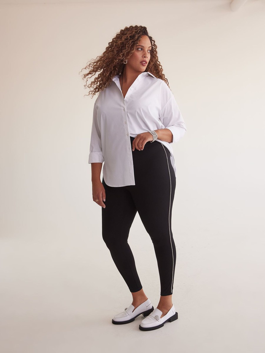 Clothing Penningtons | Black Ponte De Roma Fashion Legging - Penn. Essentials