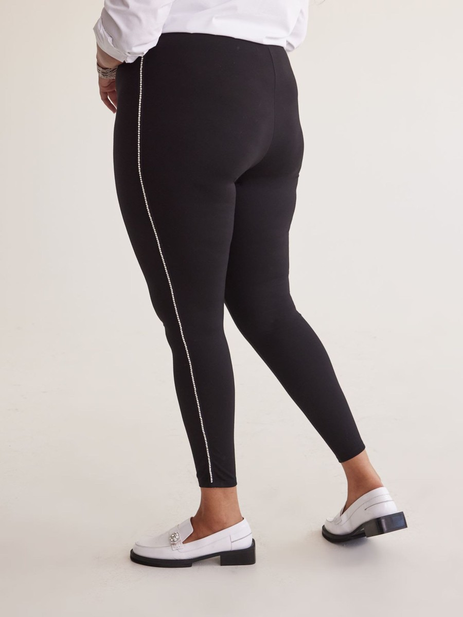 Clothing Penningtons | Black Ponte De Roma Fashion Legging - Penn. Essentials