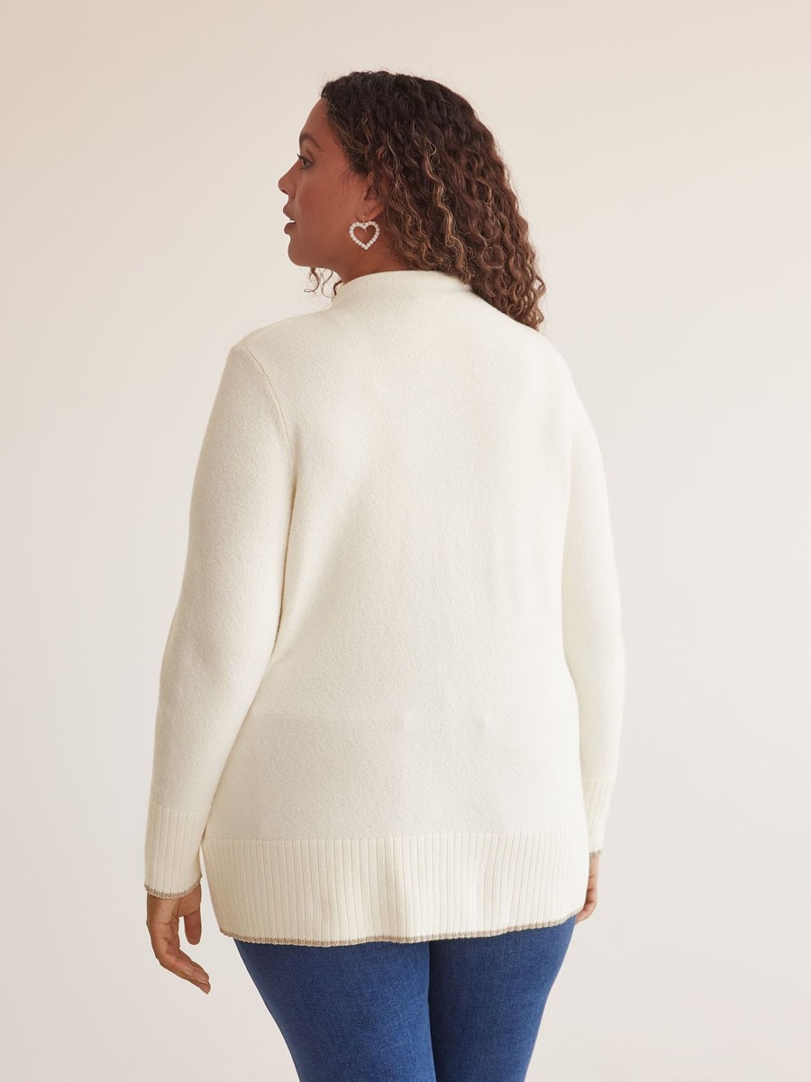 Clothing Penningtons | Fair Isle Jacquard Knit Sweater With Lurex