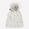 Accessories Penningtons | Nep Yarn Cuff Beanie With Pompom