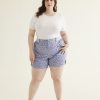 Clothing Penningtons | Floral Cotton Short With Ribbed Waistband