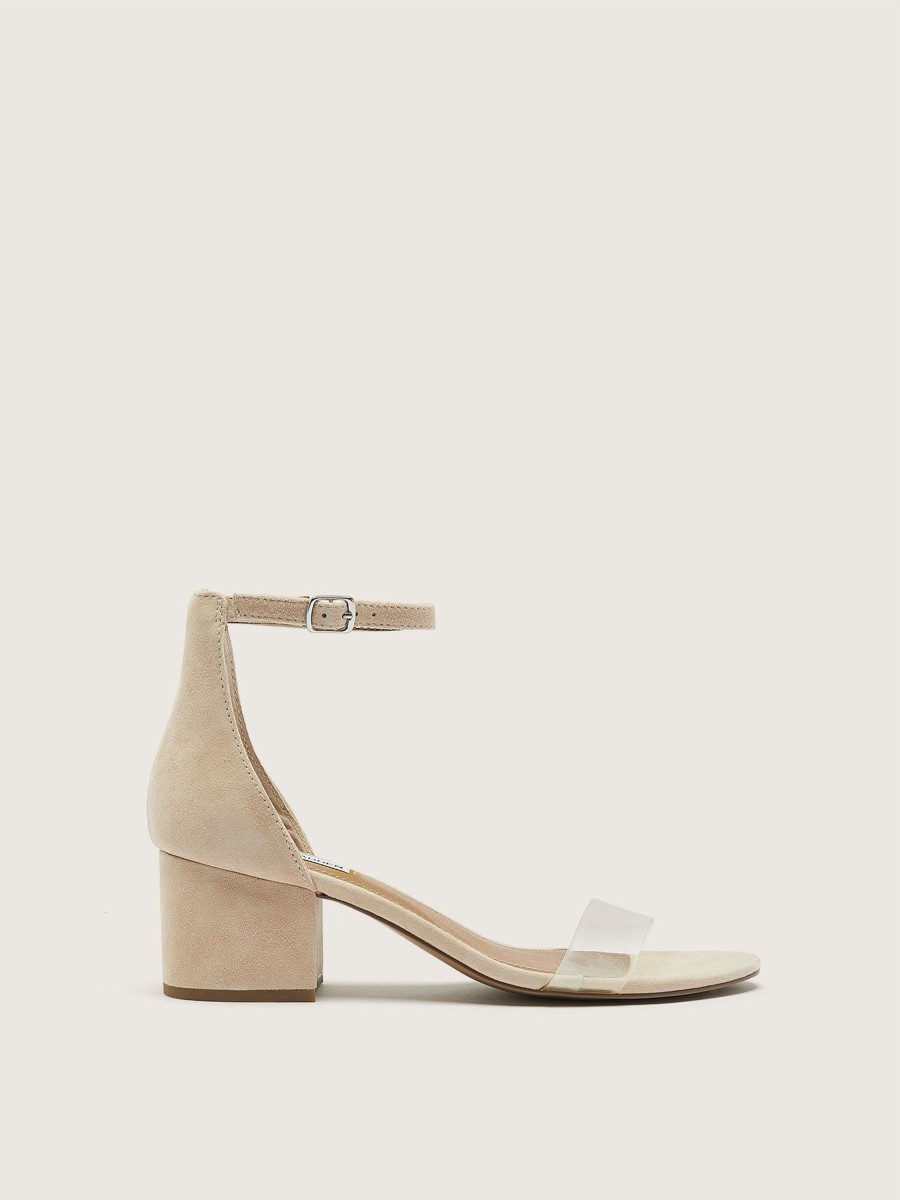 Shoes Penningtons | Wide Width, Irene Vinyl Block Heel Sandal - Steve Madden