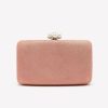 Accessories Penningtons | Pink Clutch With Pearl Closure - Addition Elle