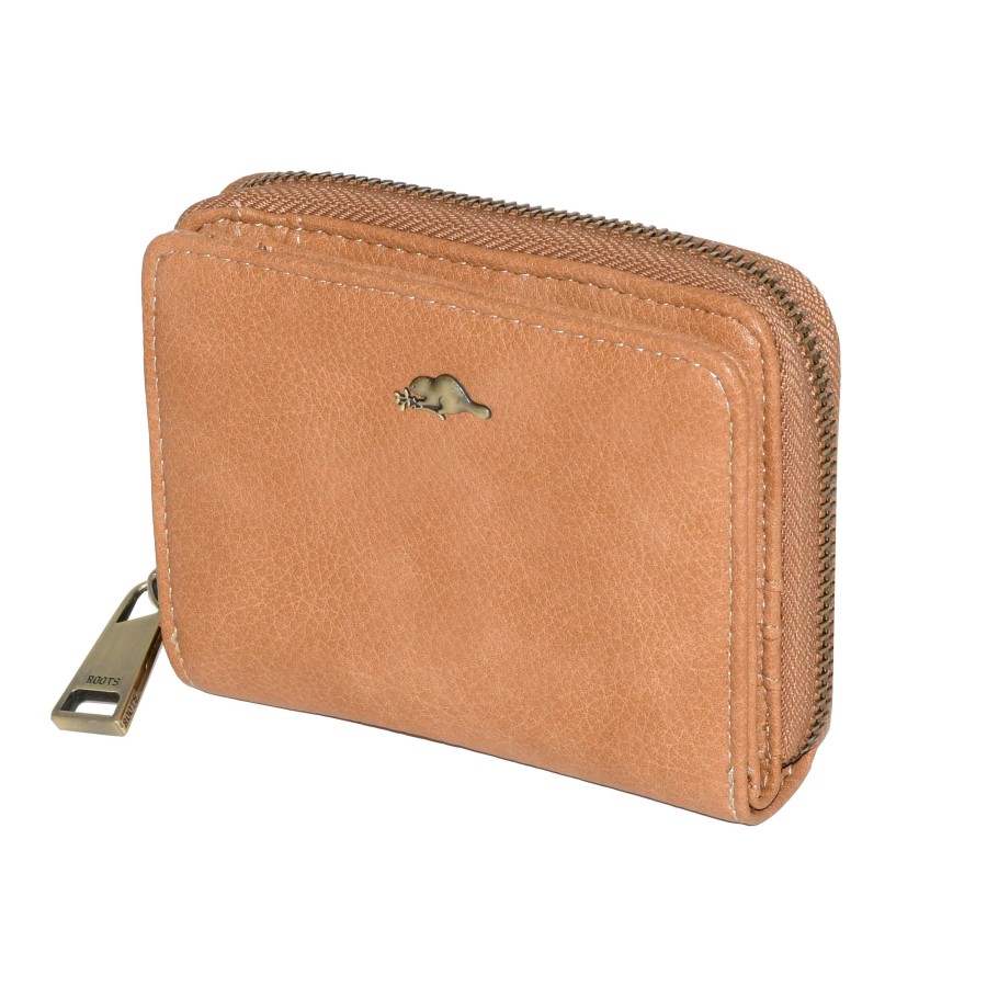 Accessories Penningtons | Roots Ladies Compact Zip Around Snap Wallet - Penningtons