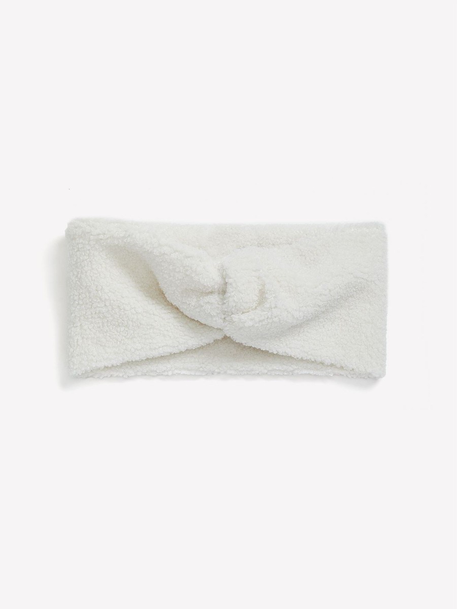 Accessories Penningtons | White Sherpa Twisted Headband