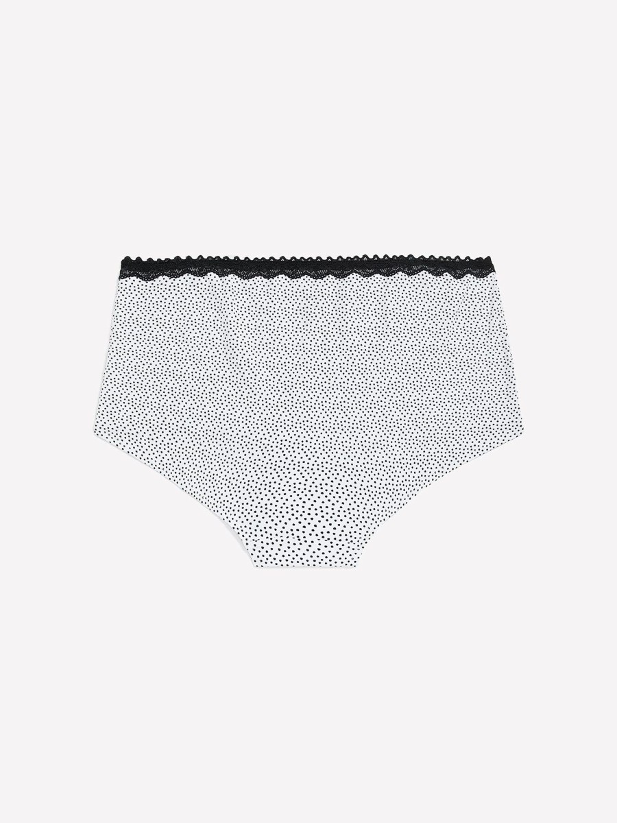 Lingerie Penningtons | Cotton Boyshort With Lace Trim - Ti Voglio