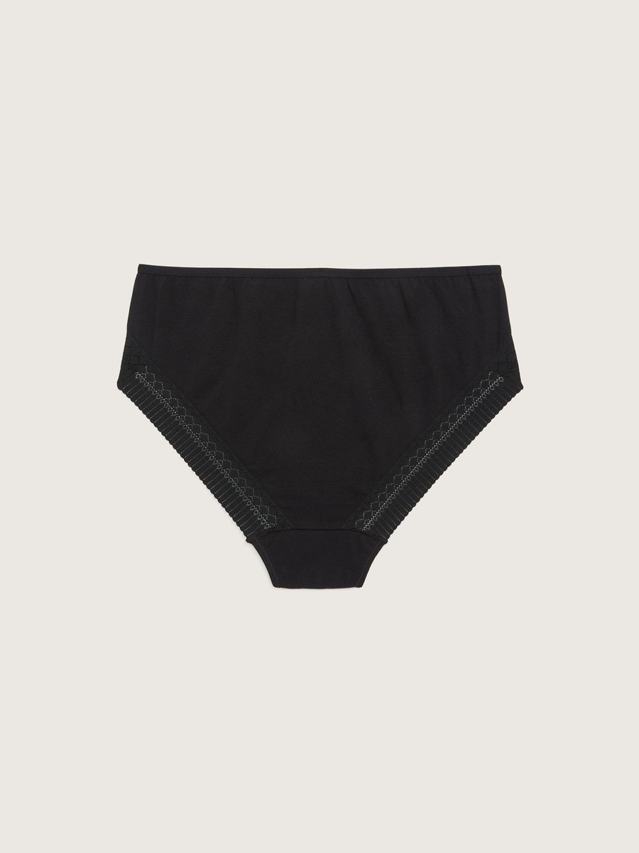 Lingerie Penningtons | High-Cut Brief With Lace Applique - Ti Voglio