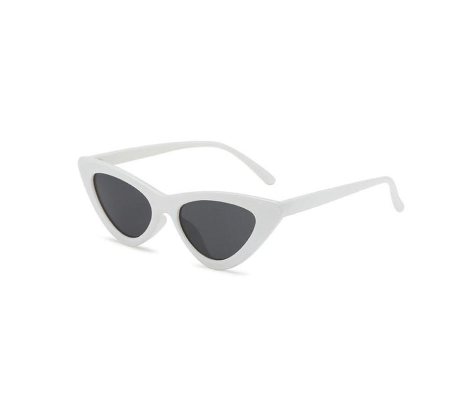 Accessories Penningtons | White & Black Cat Eye Sunglasses- Don'T Ask - Penningtons