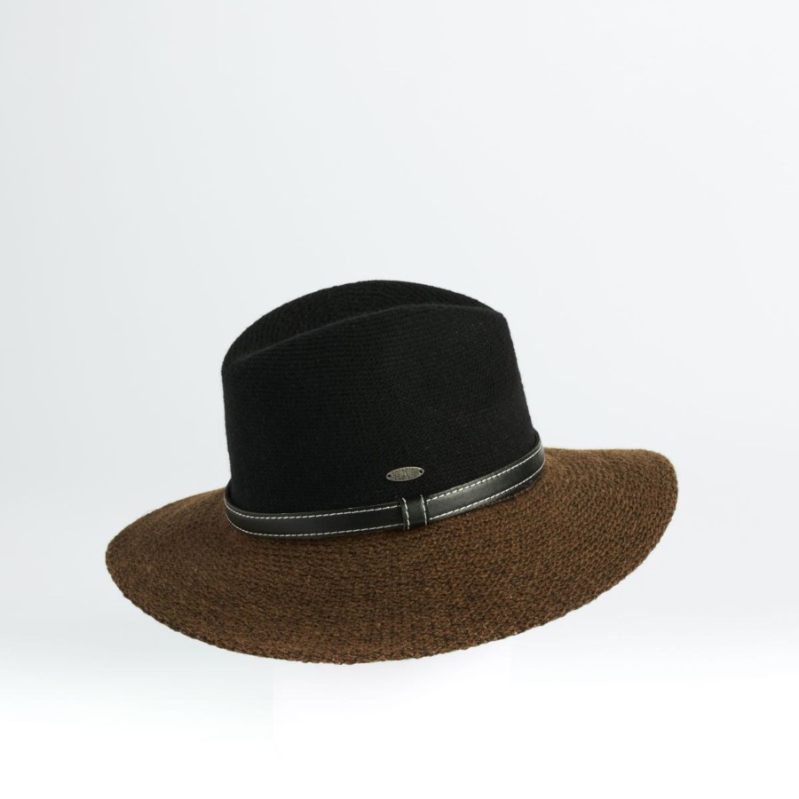 Accessories Penningtons | Canadian Hat 1918 - Marshall - Color Blocked Fedora Hat - Penningtons