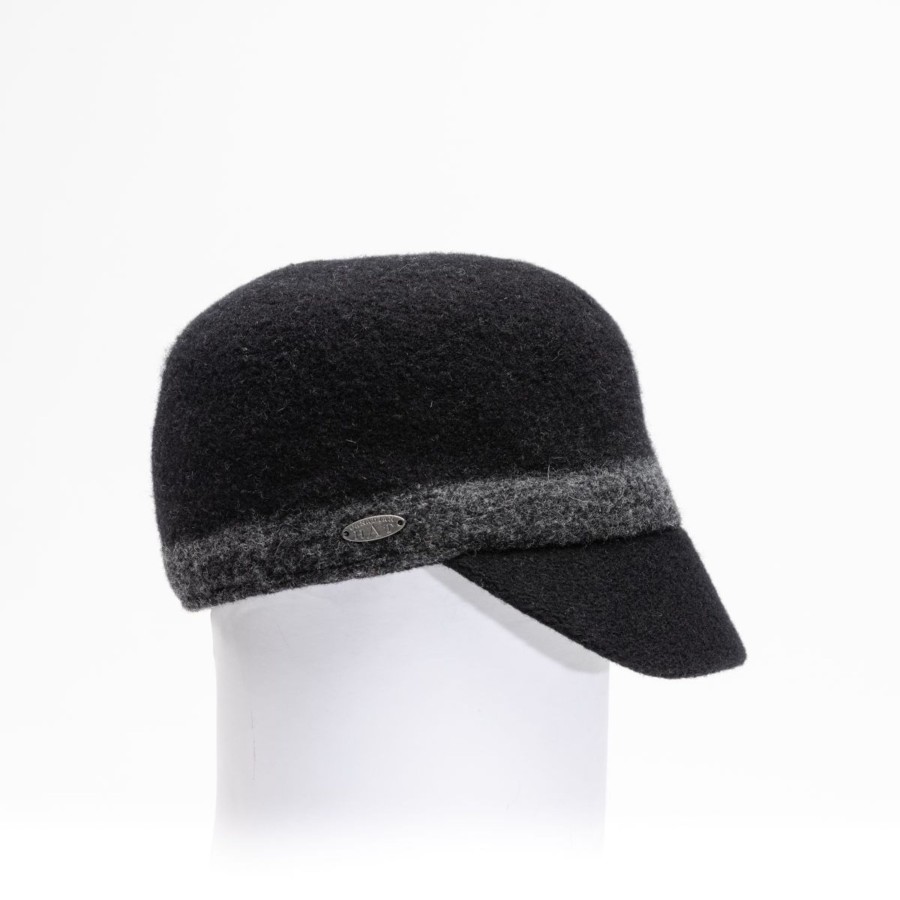 Accessories Penningtons | Canadian Hat 1918 - Casey - Wool Cap With Contrasting Band - Penningtons