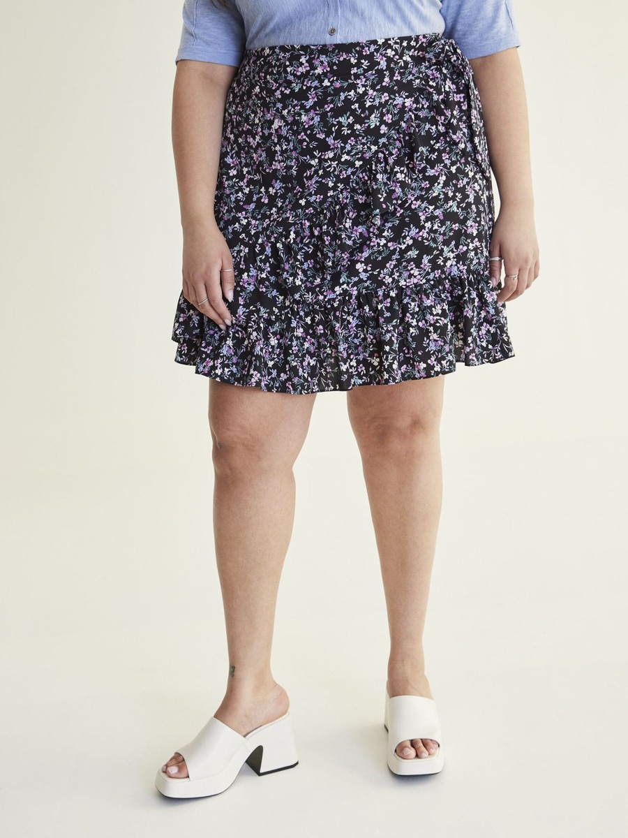 Clothing Penningtons | Floral Mini Wrap Skirt