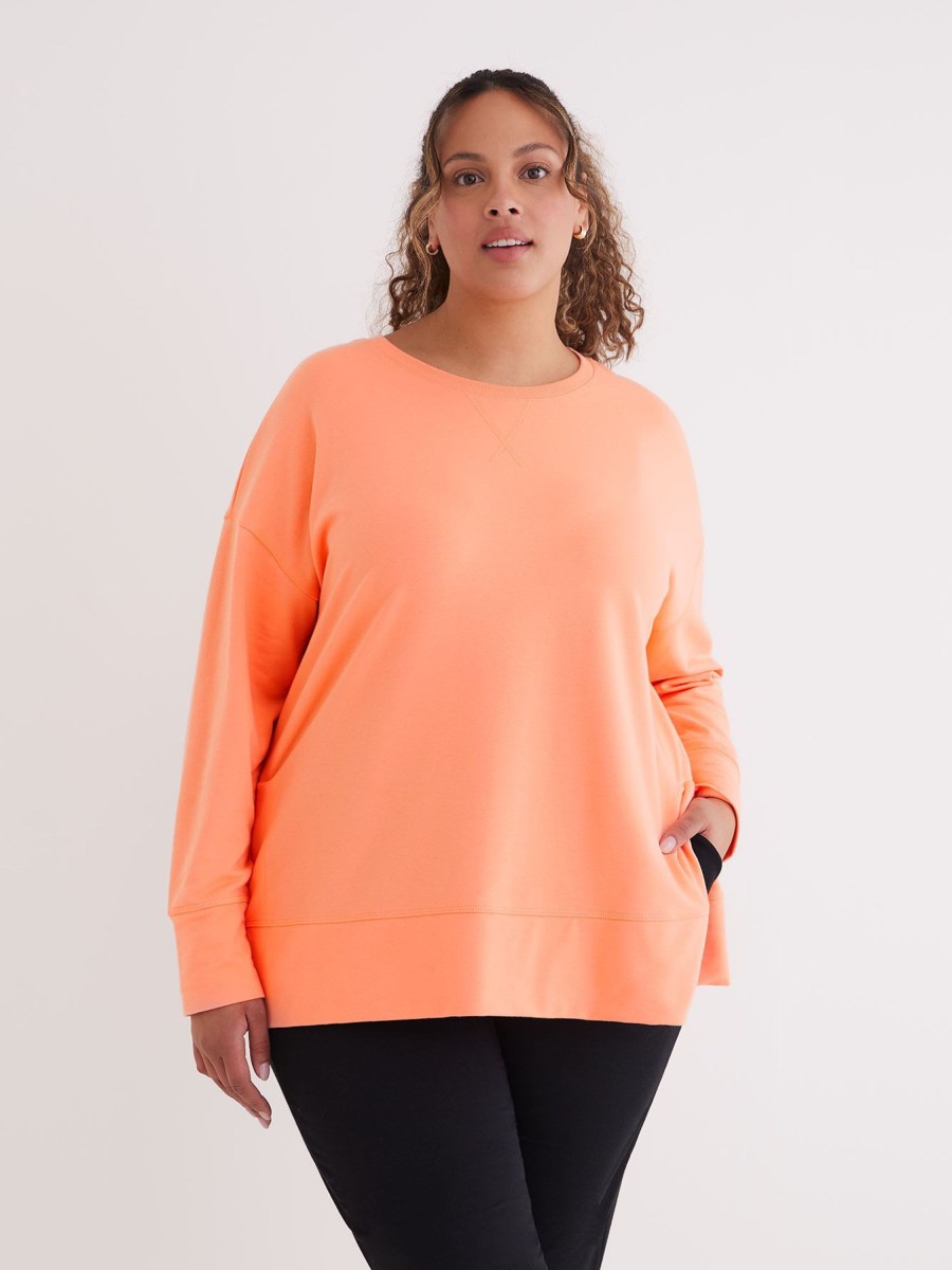 Clothing Penningtons | Crew Neck Tunic Sweatshirt - Active Zone