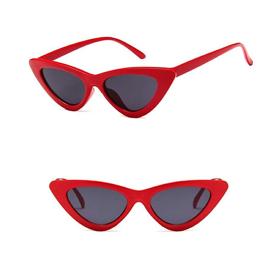 Accessories Penningtons | Red Cat Eye Sunglasses- Don'T Ask - Penningtons