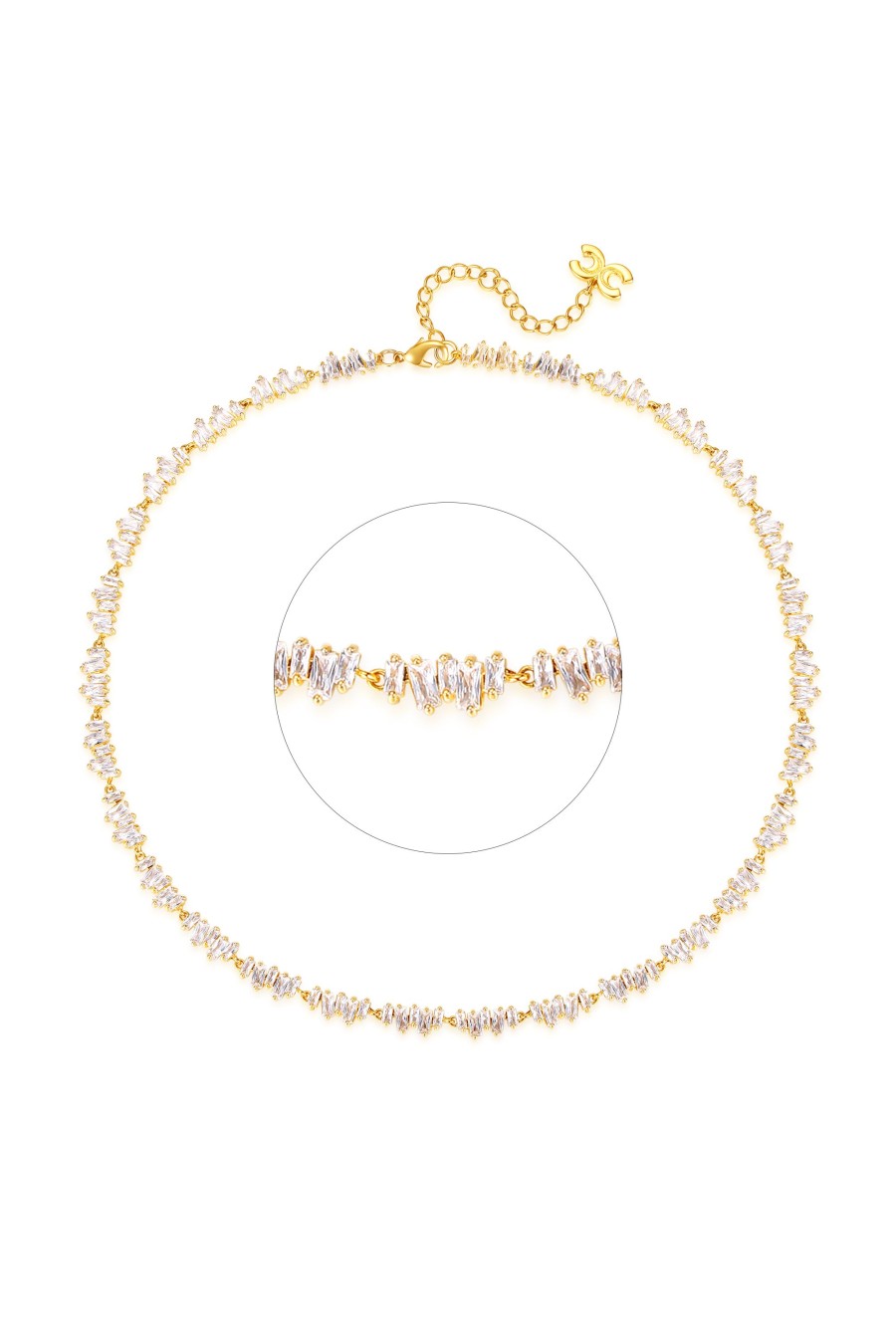 Accessories Penningtons | Classicharms-T Shape Zirconia Necklace - Penningtons