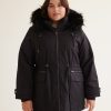 Clothing Penningtons | Responsible, Lined Parka Jacket With Removable Hood