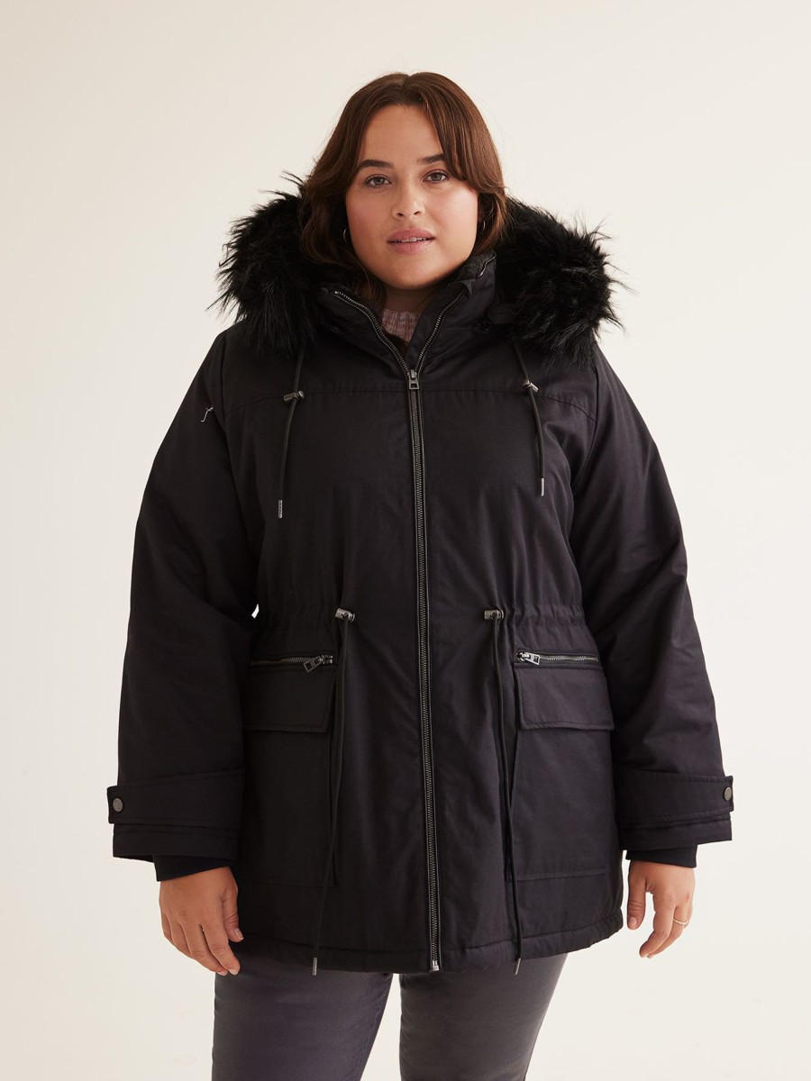 Clothing Penningtons | Responsible, Lined Parka Jacket With Removable Hood