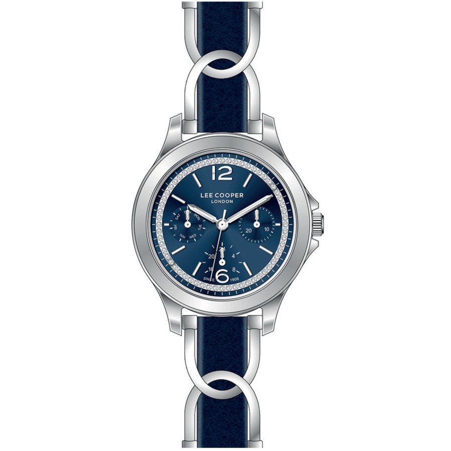 Accessories Penningtons | Lee Cooper-Women'S Silver 36Mm Watch W/Silver Dial - Penningtons