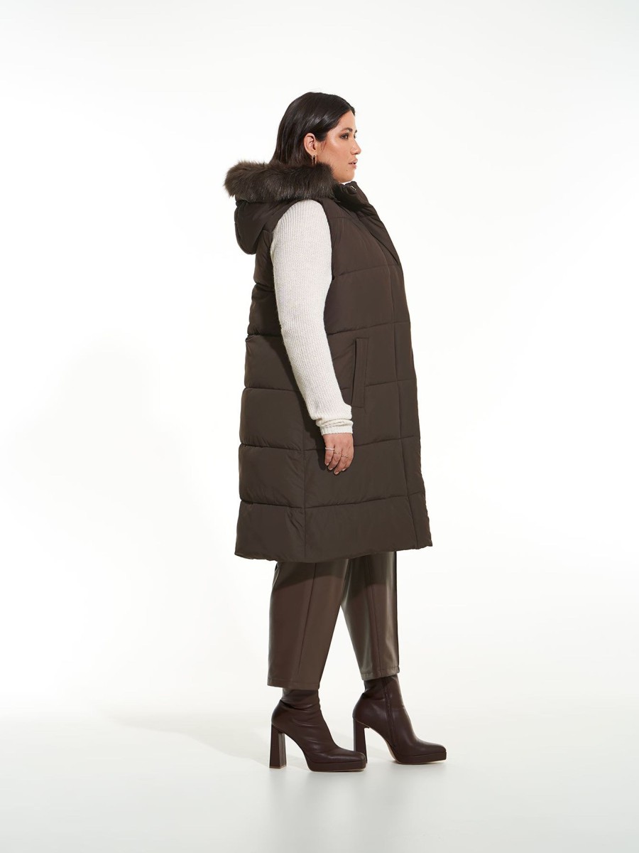 Clothing Penningtons | Responsible, Knee-Length Puffer Vest - Addition Elle