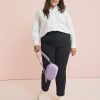 Clothing Penningtons | Curvy-Fit High-Rise Straight-Leg Pant