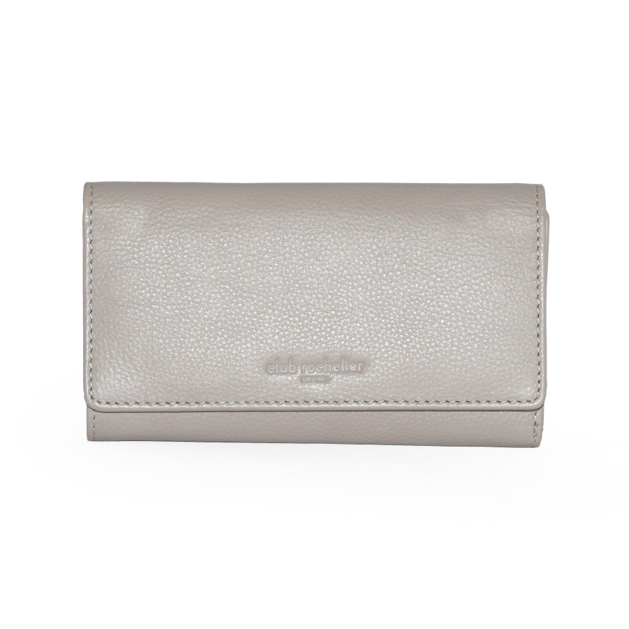 Accessories Penningtons | Club Rochelier Ladies' Medium Leather Clutch Wallet - Penningtons