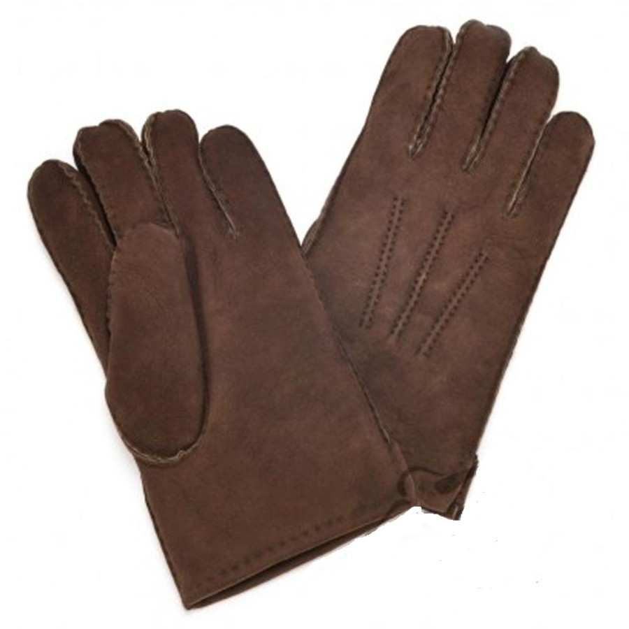 Accessories Penningtons | Eastern Counties Leather - Womens/Ladies 3 Point Stitch Detail Sheepskin Gloves - Penningtons