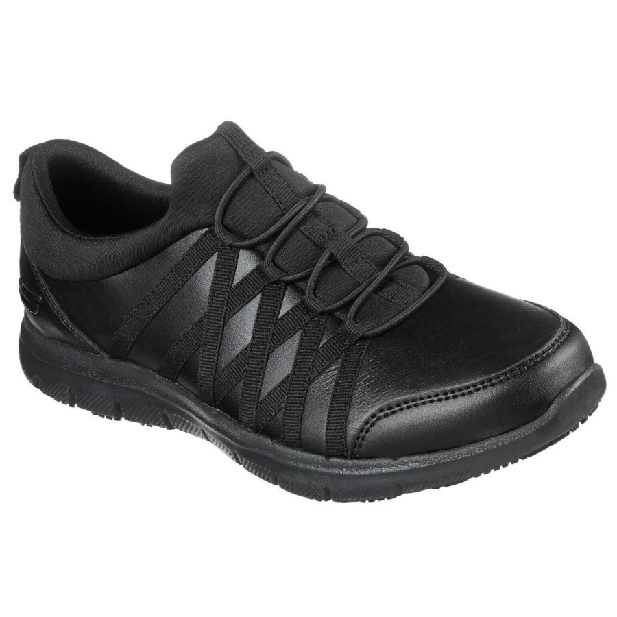 Shoes Penningtons | Skechers - Womens/Ladies Ghenter Dagsby Leather Safety Shoes - Penningtons