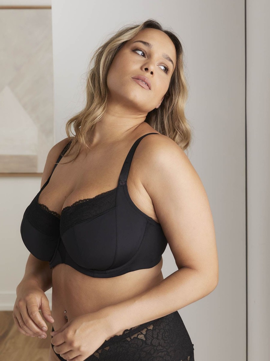 Lingerie Penningtons | Underwire Bra With Lace At Neckline - D Esse Collection