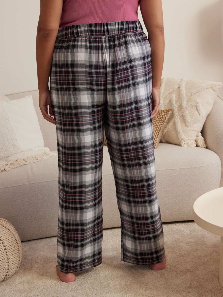 Lingerie Penningtons | Plaid Straight-Leg Pyjama Pant - Ti Voglio