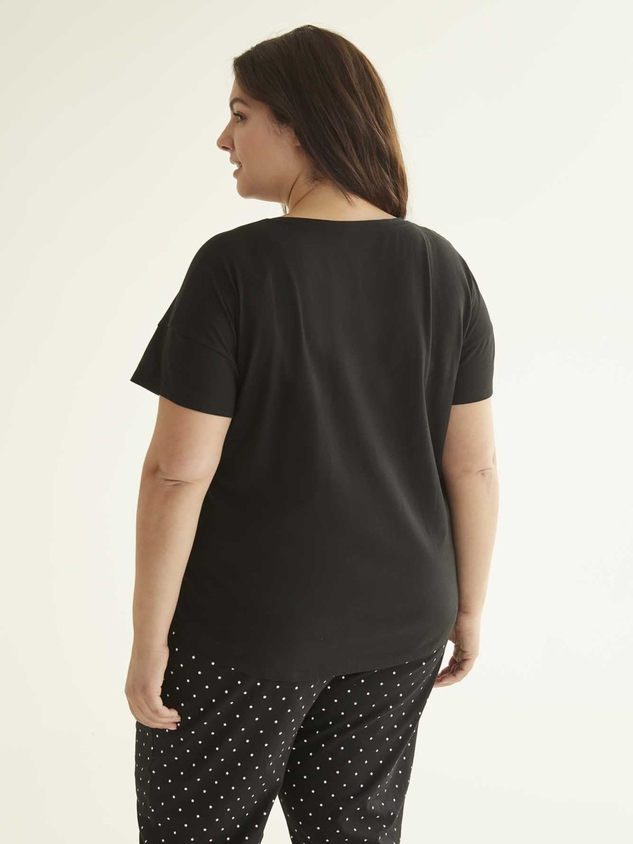 Lingerie Penningtons | Essential Short-Sleeve Pyjama Top With Chest Pocket - Ti Voglio