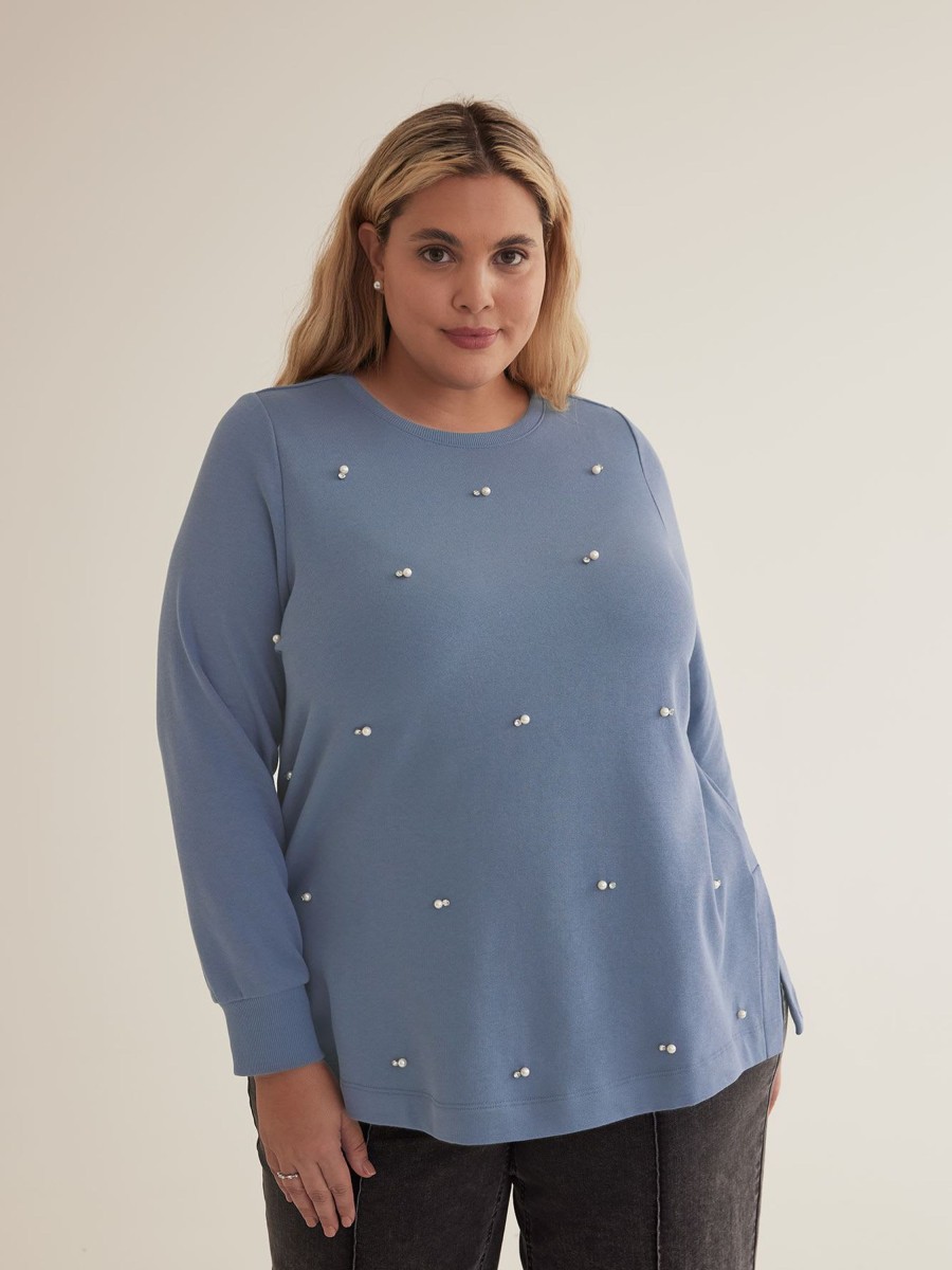 Clothing Penningtons | Long-Sleeve Sweatshirt With Pearls