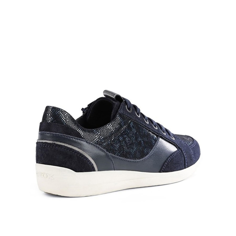 Shoes Penningtons | Geox - Womens/Ladies Myria Leather Sneakers - Penningtons