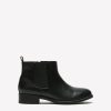 Shoes Penningtons | Extra Wide Width, Black Faux Leather Chelsea Bootie