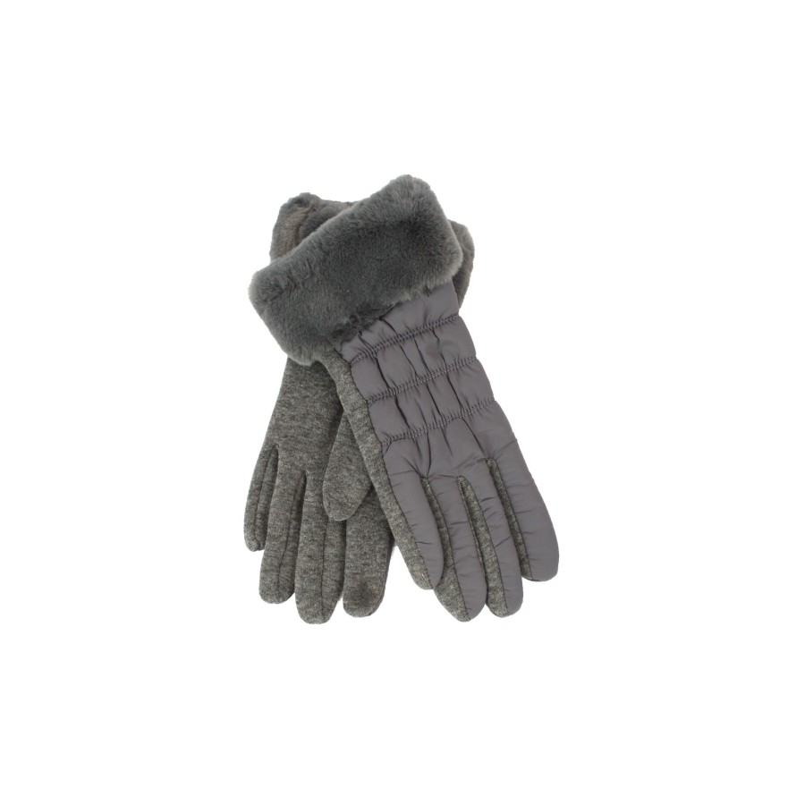 Accessories Penningtons | Eastern Counties Leather - Womens/Ladies Giselle Faux Fur Cuff Gloves - Penningtons