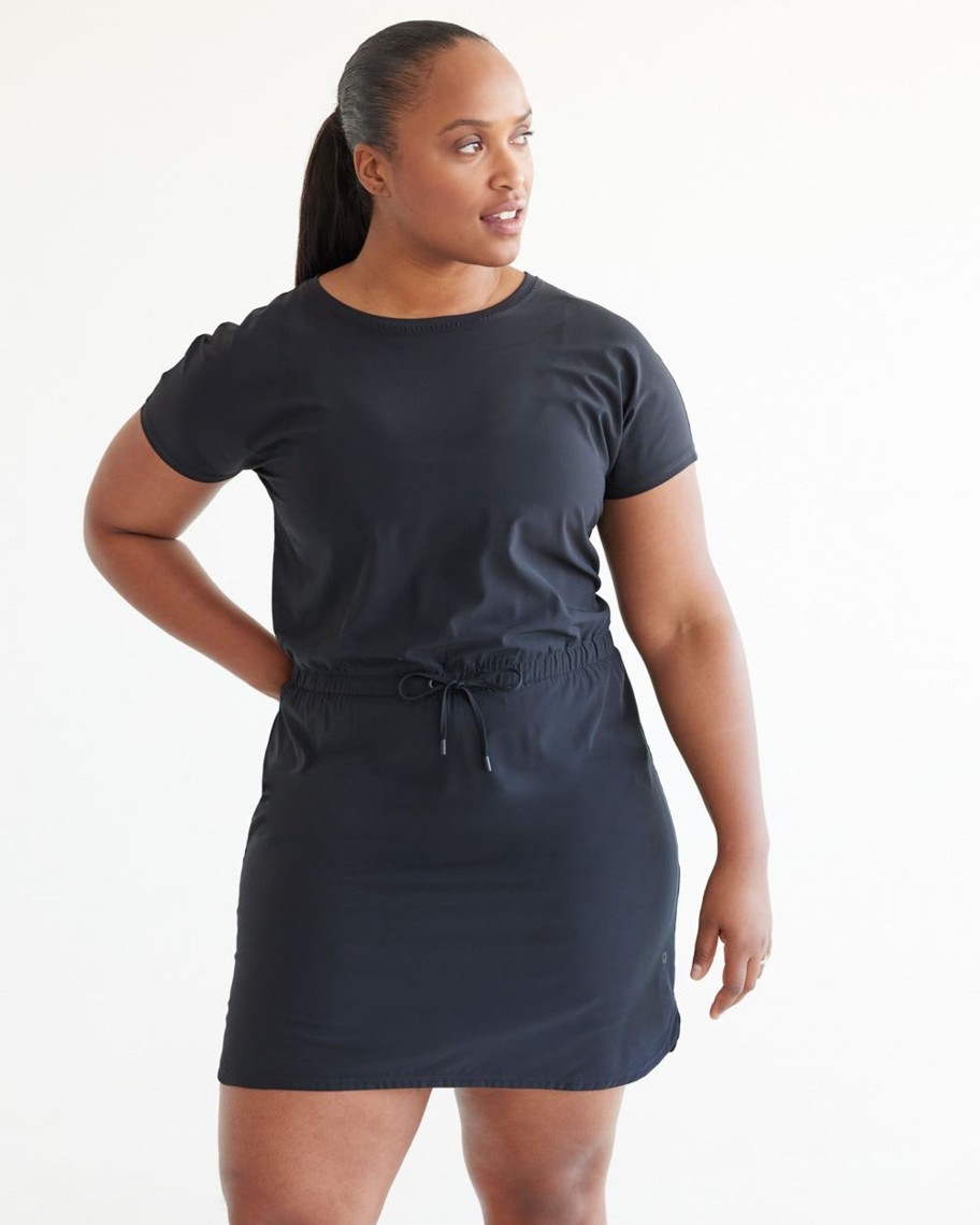 Clothing Penningtons | Short-Sleeve Crew-Neck Dress - Hyba | Regular