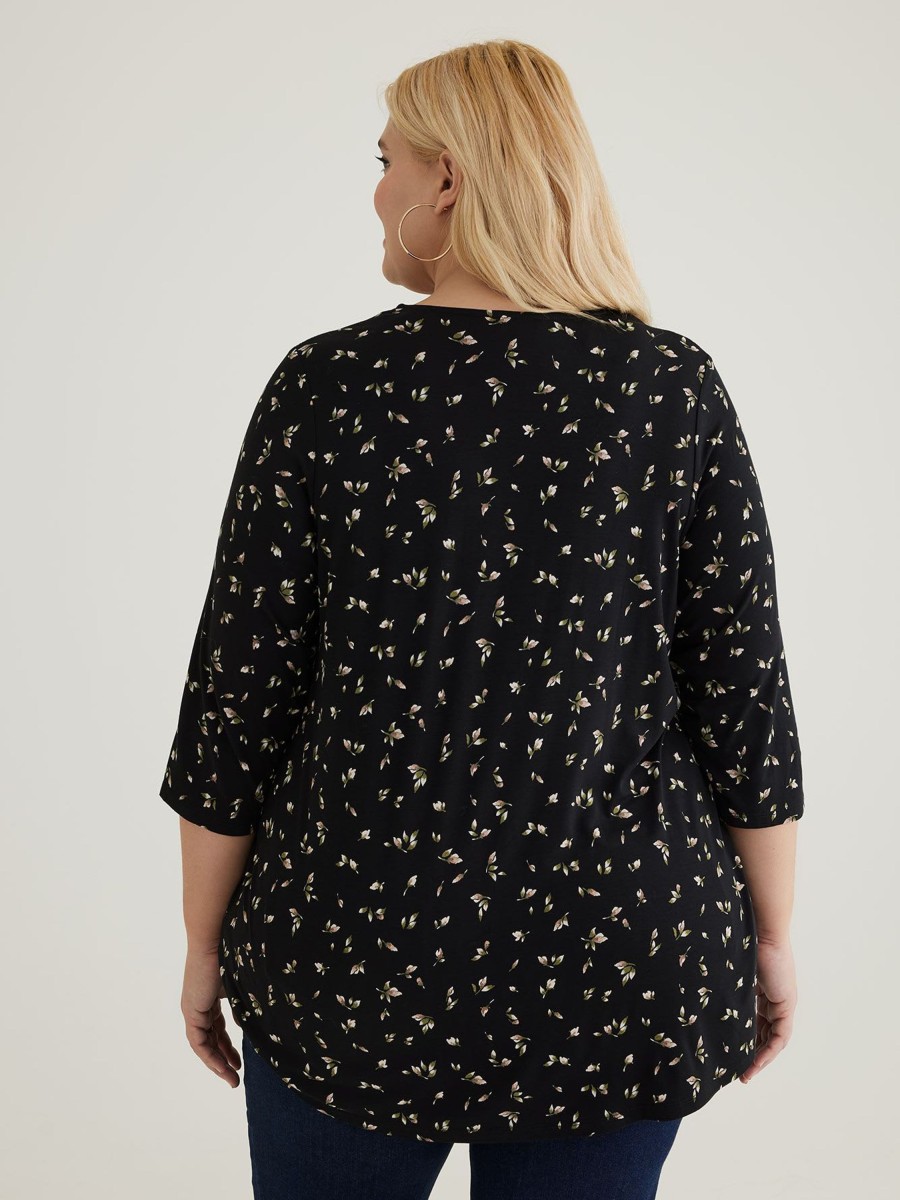 Clothing Penningtons | Tunic Knit Top With Smocking