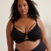 Addition Elle Penningtons | Sexy Black Lace Underwire Balconette Bra - D Esse Collection