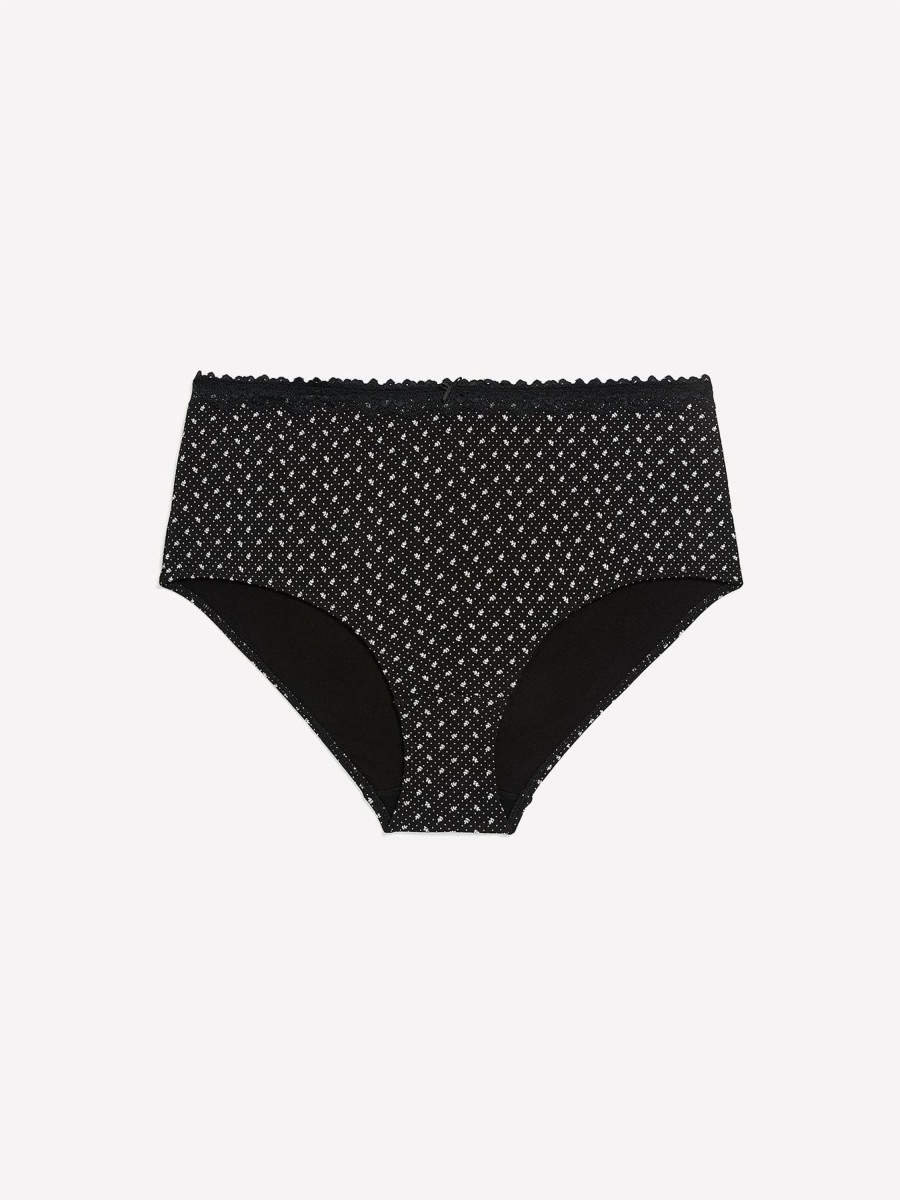 Lingerie Penningtons | Leaf & Polka-Dot Print Full Brief - Ti Voglio