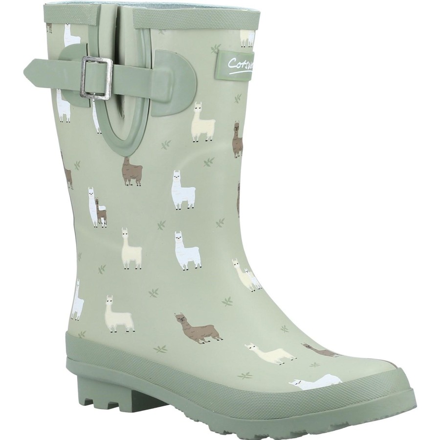 Shoes Penningtons | Cotswold - Womens/Ladies Farmyard Sheep Mid Calf Galoshes - Penningtons