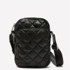 Accessories Penningtons | Black Quilted Mini Crossbody Bag - Active Zone