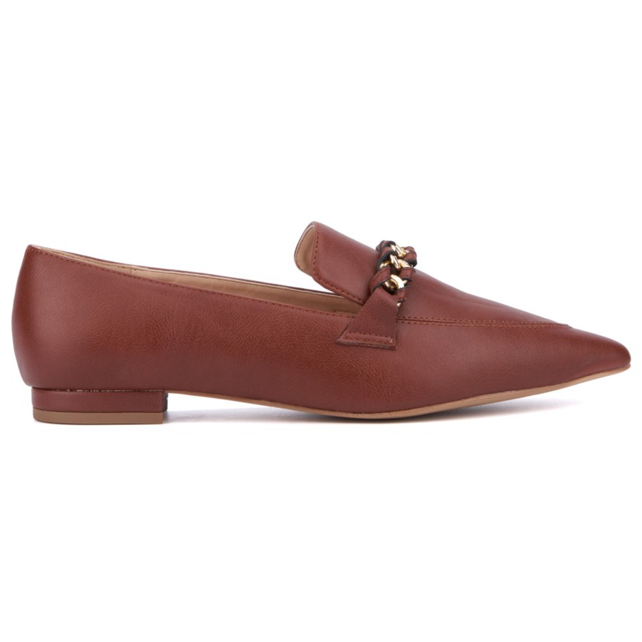 Shoes Penningtons | Women'S Bambina Flat - Wide Width - Penningtons