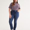 Clothing Penningtons | Responsible, Curvy-Fit Bootcut Jeans, Dark Wash - D/C Jeans