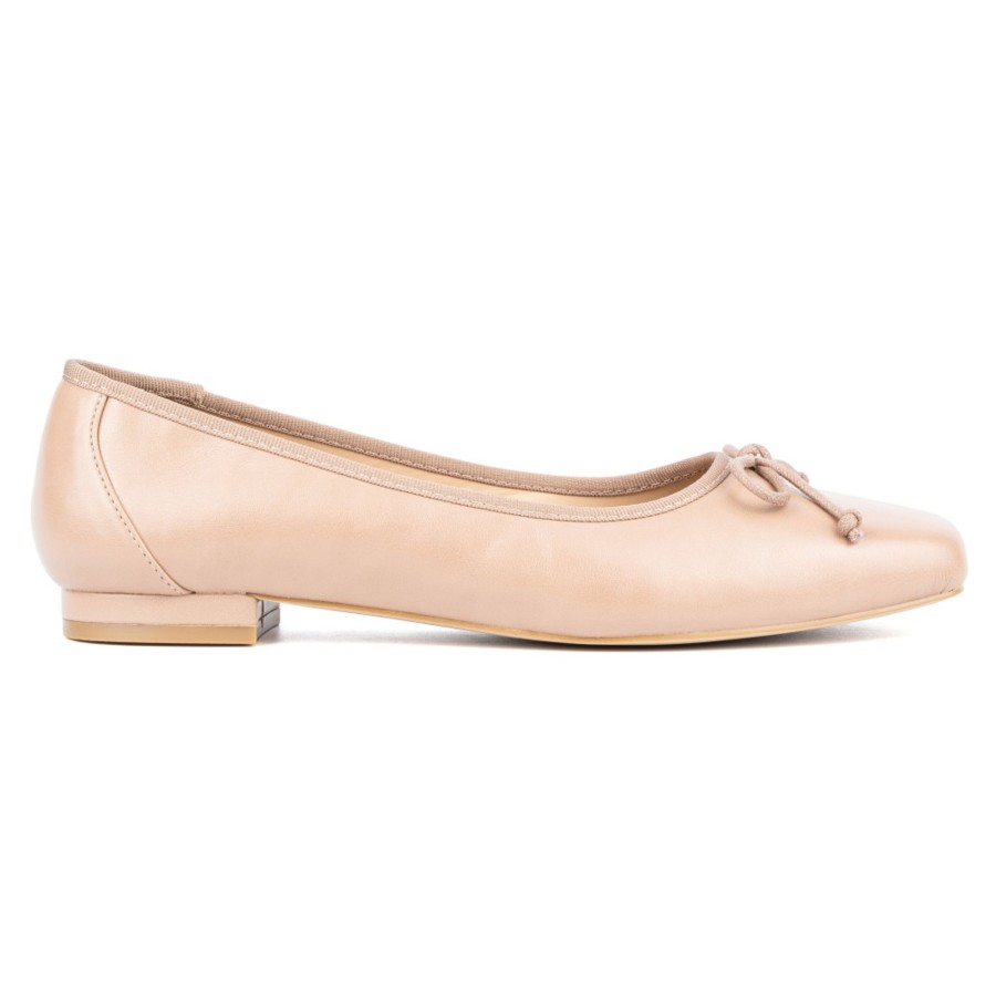 Shoes Penningtons | Women'S Fawn Ballet Flat - Wide Width - Penningtons