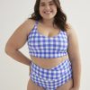 Clothing Penningtons | Gingham Longline Bikini Top