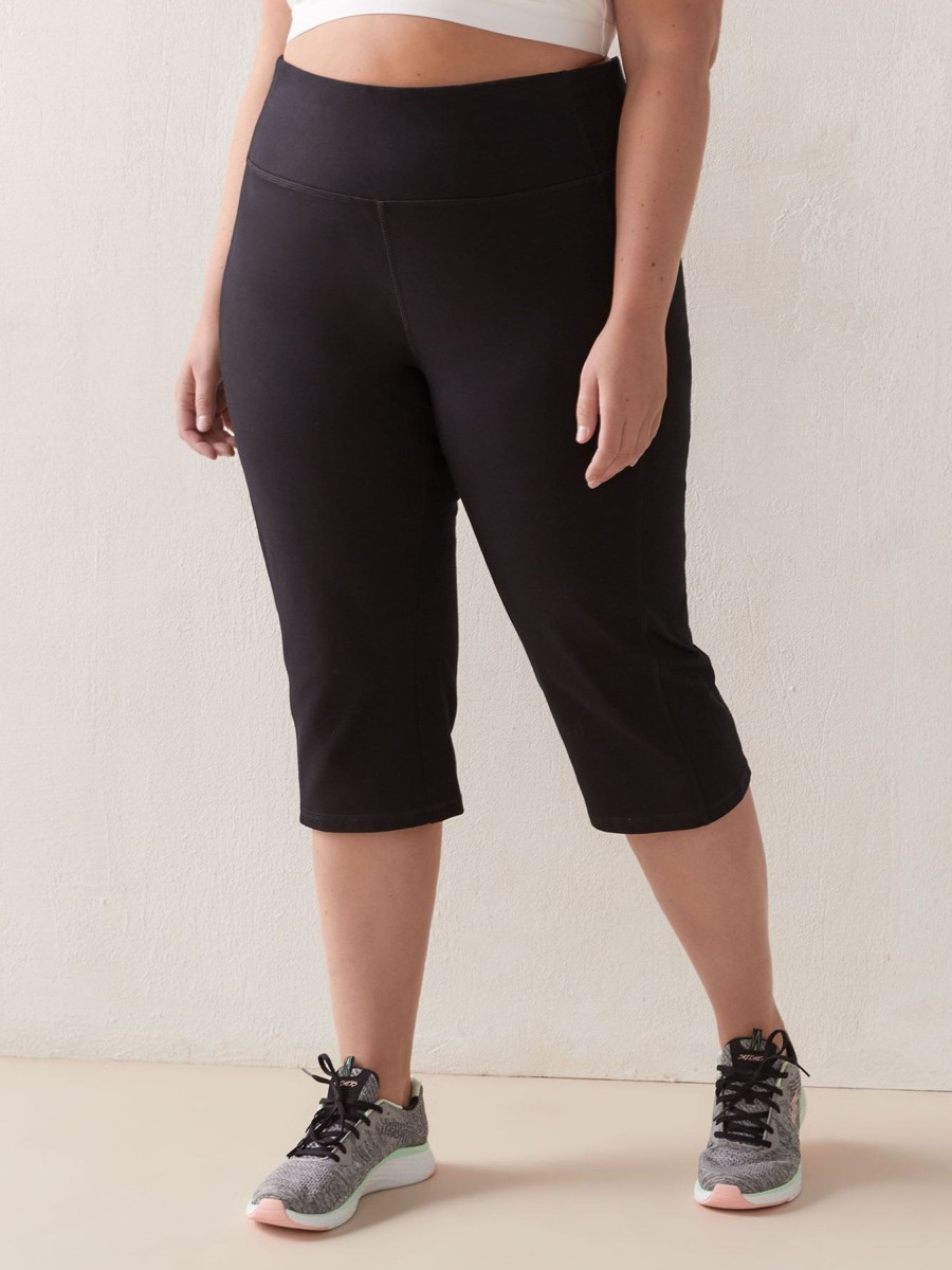 Clothing Penningtons | Basic Black Yoga Capri Legging - Active Zone