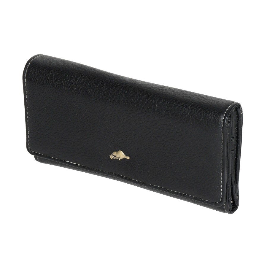 Accessories Penningtons | Roots Ladies Slim Trifold Clutch Wallet - Penningtons