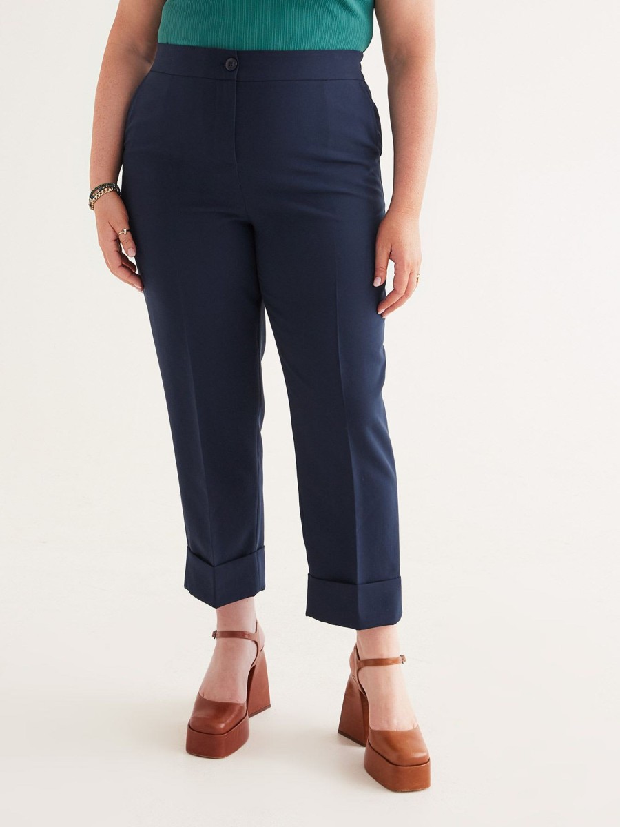 Clothing Penningtons | Straight Leg Ankle Pant With Cuffs