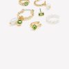 Accessories Penningtons | Assorted Ear Lobe Earrings, Set Of 6