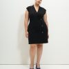 Clothing Penningtons | Sleeveless Woven Blazer Dress - Addition Elle