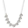 Accessories Penningtons | Rhodium Plated Teardrop Crystal Collar Necklace - Callura - Penningtons