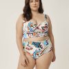 Clothing Penningtons | Printed Convertible Shirred High-Waisted Swim Bottom - Anne Cole